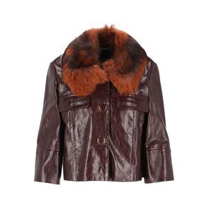 Chloe' Women Short Leather Jacket